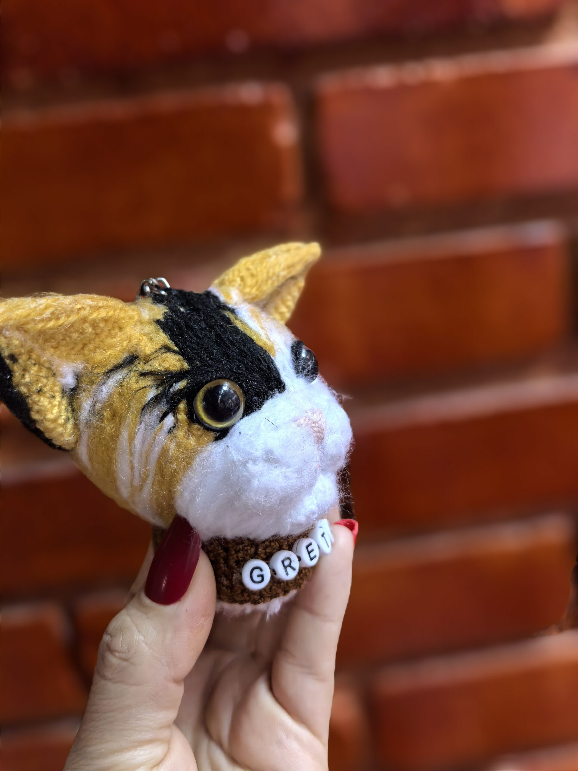 Llavero amigurumi Gatica personalizado 5 - La vida es un tejido