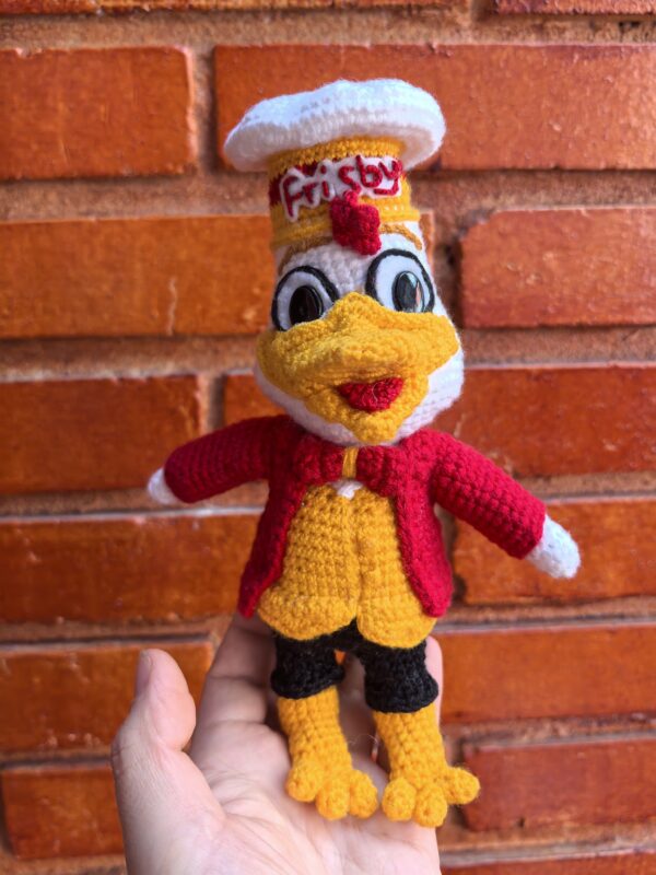 Pollo Frisby tejido amigurumi - La vida es un tejido
