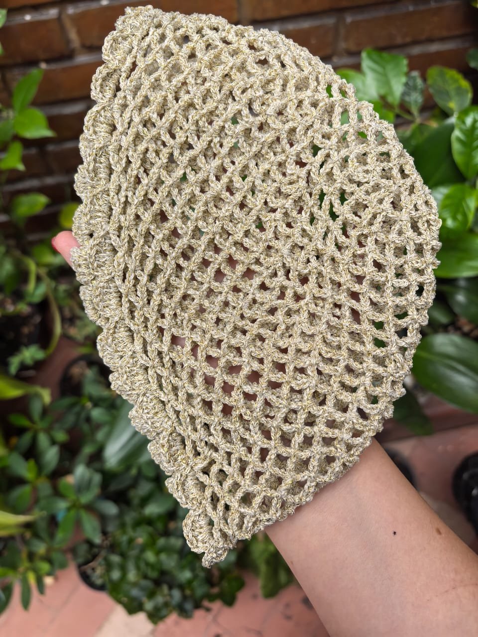 Mesh Hat Crochet tejido a mano - Image 2