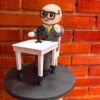 Periodista personalizado en tejido crochet 2 - La Vida es un Tejido