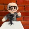 Periodista personalizado en tejido crochet 3 - La Vida es un Tejido